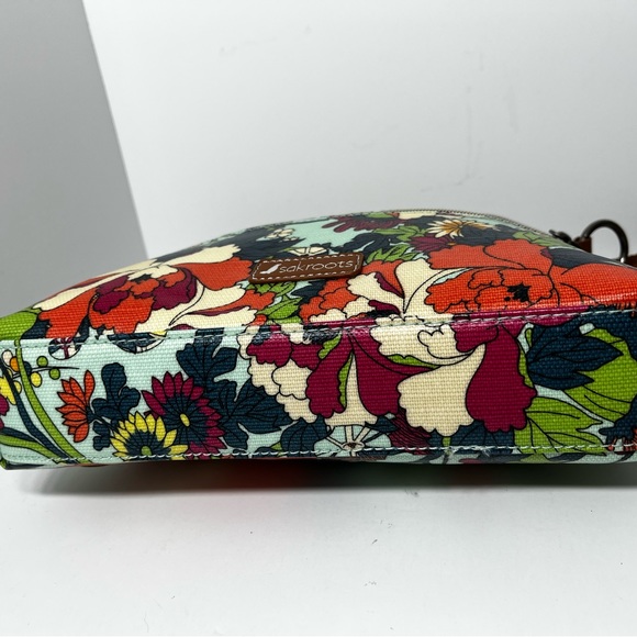 New with Tags! Sakroots “Flower Power” Artist Circle Shoulder/Crossbody Bag - Picture 5 of 12